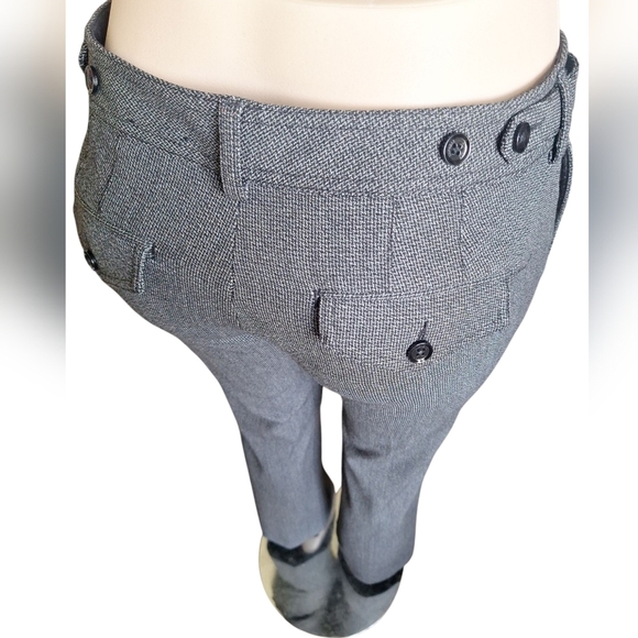 Express Black and Gray Columnist Pants Size 6 - Picture 4 of 10